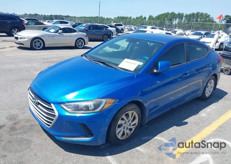 2018 Hyundai Elantra Se z USA, uszkodzony, nr VIN 5NPD74LF3JH317540
